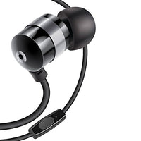 G Ogroove Audi Ohm Hf Earbud Headphones With Mic, Deep Bass, Comfortable Ear Gels (Black) In Ear Earph