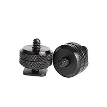 Load image into Gallery viewer, SLOW DOLPHIN 1/4 Inch Hot Shoe Mount Adapter Tripod Screw for DSLR Camera Rig(2 Packs)
