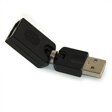 Load image into Gallery viewer, MyCableMart USB A Male to A Female Swivel Adapter, Nickel Plated
