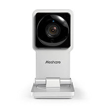 Load image into Gallery viewer, MeShare MS171H 720p Wi-Fi Audio and Video Monitoring Security Camera with Local and Cloud Storage, Silver/Black
