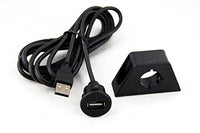 Novosonics NS-USB-CBL USB Flush Mount Dash Extension Cable for car/Boat/Bike/Trailer dashboard or other surface