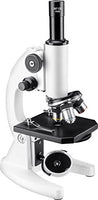 BARSKA AY13070 40x, 100x, 400x Monocular Compound High Powered Microscope with 5-Hole Diaphragm, White