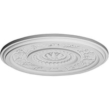 Load image into Gallery viewer, Ekena Millwork CM16MA Marseille Ceiling Medallion, 16 1/8&quot;OD x 5/8&quot;P (Fits Canopies up to 4 1/4&quot;), Factory Primed
