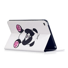 Load image into Gallery viewer, iPad Mini 4 Case, Newshine Synthetic Leather Stand Folio Protective Case Cover with Card Slots/Money Pocket for 2015 Release Apple iPad Mini 4, Baby Panda
