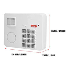 Load image into Gallery viewer, 105DB Password Wireless Home Security Emergency Keypad Alarm Siren, 105 Alarm PIR Motion Sensor Detectors Door Window Home Security System
