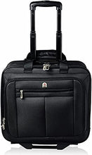 Load image into Gallery viewer, Executive Laptop Roller Bag Wheeled Pilot Case Briefcase Overnight &amp; 15&quot; - 17&quot; Laptop Compartment
