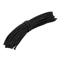 Aexit Polyolefin Heat Electrical equipment Shrinkable Tube Wire Wrap Cable Sleeve 15 Meters Long 3.5mm Inner Dia Black