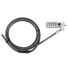 Load image into Gallery viewer, Targus DEFCON 3-in-1 Universal Resettable Combo Cable Lock for Laptop Computer and Desktop Security (ASP86RGL)

