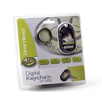 Gear Head 1.5-inch Digital Keychain (TFT) (Leather Grain)