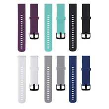 Load image into Gallery viewer, TECKMICO 6PCS Wristbands Compatible with Garmin Vivoactive 3,Silicone Replacement Bands for Garmin Vivoactive 3 / Garmin Forerunner 645 Music(6-Pack Color, Buckle Design)
