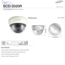 Load image into Gallery viewer, Samsung Surveillance/Network Camera - Color, Monochrome SCD-2020R

