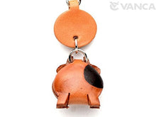 Load image into Gallery viewer, Cow Leather Animal mobile/Cellphone Charm VANCA CRAFT-Collectible Cute Mascot Made in Japan
