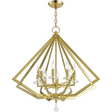 Load image into Gallery viewer, Livex Lighting 50668-02 Chandelier, Polished Brass
