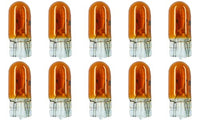 CEC Industries #555A (Amber) Bulbs, 6.3 V, 1.575 W, W2.1x9.5d Base, T-3.25 shape (Box of 10)