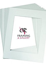 Load image into Gallery viewer, CR Framing, Pack Of White 25 Acid-Free White Pre-Cut 4&quot; X 6&#39;&#39; Picture Mats Matting for 2 1/2&quot; X 3 1/2&quot; Photo Bevel Cut
