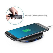 Load image into Gallery viewer, 10W Fast Charging Ultra Slim Wireless Charger Pad [Compact] Black for LG V30
