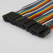 Load image into Gallery viewer, EDGELEC 120pcs 10cm Dupont Wire Female to Female Breadboard Jumper Wires 3.9 inch 1pin-1pin 2.54mm Connector Multicolored Ribbon Cables DIY Wires Length 10 15 20 30 40 50 100cm Optional
