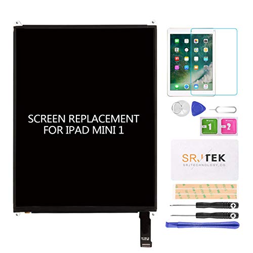 SRJTEK for iPad Mini A1432 LCD Screen Replacement,for ipad Mini 1 2012 7.9