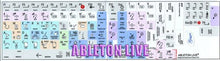 Load image into Gallery viewer, ABLETON Live Galaxy Series Keyboard Decals Shortcuts 12X12 Size
