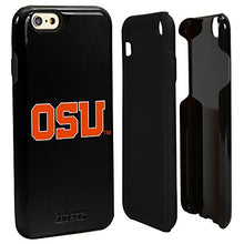 Load image into Gallery viewer, Guard Dog Collegiate Hybrid Case for iPhone 6 / 6s  Oregon State Beavers  Wordmark  Black
