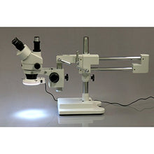 Load image into Gallery viewer, AmScope LED-144S 144 LED Adjustable Microscope Compact Ring Light + Adapter
