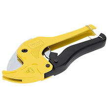 Load image into Gallery viewer, TNI-U TU-6301E Ratcheting PVC Pipe Cutter High Quality Plastic Pipe and Tubing Cutter Dual Colors Handles Sharp Cutting Tool
