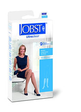 Load image into Gallery viewer, JOBST UltraSheer Diamond Pattern 15-20 mmHg Knee High Compression Stockings, Closed Toe, Large, Espresso
