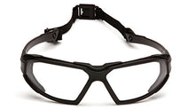 Load image into Gallery viewer, Pyramex Highlander Safety Eyewear, Black Frame/Clear Anti-Fog Lens
