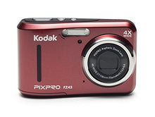 Load image into Gallery viewer, Kodak PIXPRO Friendly Zoom FZ43-RD 16MP Digital Camera with 4X Optical Zoom and 2.7&quot; LCD Screen (Red)
