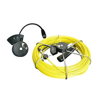 Yellow Cable Length of 30m with a Meter Counter Used for Drain Pipeline Camera Inspection
