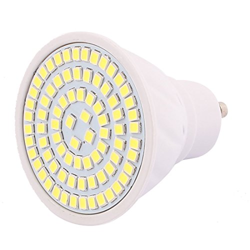 Aexit GU10 SMD Wall Lights 2835 80 LEDs Plastic Energy-Saving LED Lamp Bulb White AC Night Lights 220V 8W