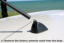 Load image into Gallery viewer, AntennaMastsRus - Functional White Shark Fin Antenna is Compatible with Kia Forte5 (2010-2018)
