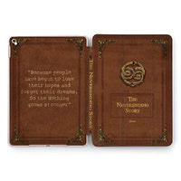 Wonder Wild Case Compatible with Apple iPad 5th 6th Generation Vintage Mini 1 2 3 4 Air 2 Pro 10.5 12.9 11 10.2 9.7 inch Stand Cover Retro Book Brown Bronze Quote Abstract Pattern Unique Antique Cute