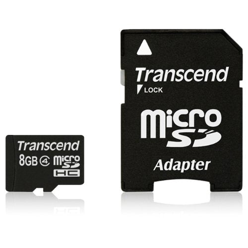Transcend - Secure Digital Micro, 8Gusdhc, Cl 4 