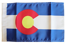 Load image into Gallery viewer, Colorado - 9 inch x 13 inch Motorcycle Flag
