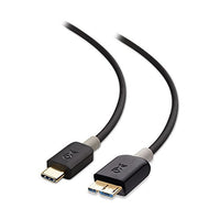 Cable Matters USB C to Micro USB 3.0 Cable (USB C to USB Micro B 3.0, Micro USB 3.0 to USB-C) in Black 3.3 Feet