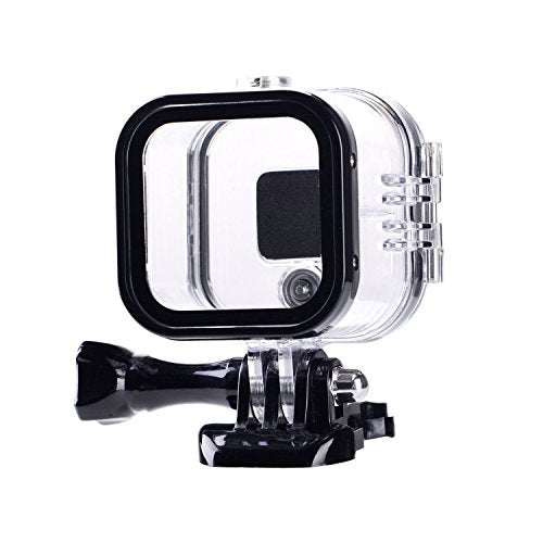 Suptig Replacement Waterproof Case Protective Housing for GoPro Session Hero 4session, 5session Outside Sport Camera for Underwater Use - Water Resistant up to 196ft (60m)