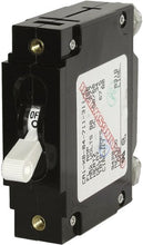 Load image into Gallery viewer, Blue Sea Systems C-Series White Toggle Single Pole 25A Circuit Breaker
