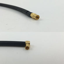 Load image into Gallery viewer, 12 inch RG188 MMCX FEMALE to MMCX FEMALE ANGLE Pigtail Jumper RF coaxial cable 50ohm Quick USA Shipping
