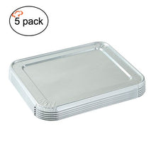 Load image into Gallery viewer, Tiger Chef Top Quality 5-Pack 9 x 13 inch Aluminum Foil Lids Disposable
