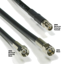 Load image into Gallery viewer, US Made 10 ft Jumper and Extension Cable - Times Microwave LMR-195 Coaxial Cable Antenna Coax Wire with Straight SMA Male Connectors
