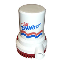 Rule 2000 G.P.H. Non-Automatic Bilge Pump - 24V Marine , Boating Equipment