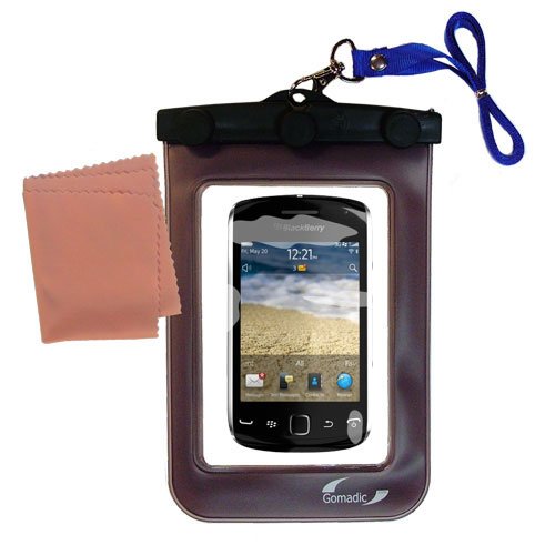 Gomadic Outdoor Waterproof Carrying case Suitable for The BlackBerry Curve Touch 9380 to use Underwater - Keeps Device Clean and Dry