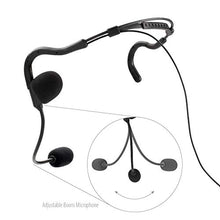 Load image into Gallery viewer, Bommeow 4 Pack BHDH01-M1A Ultra Light Single Ear Muff Headset for 2 PIN Motorola CP200 MOTOTRBO CP200D Radio
