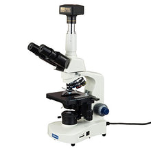 Load image into Gallery viewer, OMAX 40X-2500X Digital Trinocular Compound Siedentopf LED Microscope with Kohler Illuminator and 14MP Camera
