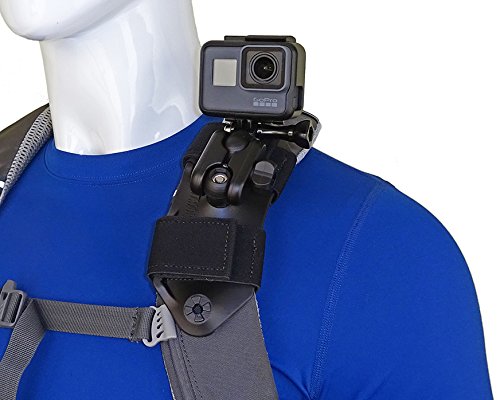 STUNTMAN Pack Mount - Backpack Shoulder Strap Mount for GoPro and Other Action Cameras