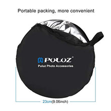 Load image into Gallery viewer, PULUZ 5 in 1 Portable Multi-disc Collapsible Photo Studio Reflector Board (Silver/Translucent/Gold/White/Black) Size: 60cm / 23.6in
