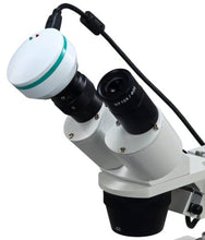 Load image into Gallery viewer, OMAX 20X-40X-80X Digital Binocular Stereo Microscope with Dual Lights System and 2.0MP USB Digital Camera
