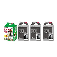 Load image into Gallery viewer, Fujifilm Instax Mini Instant Film 4-PACK BUNDLE SET , Twin Pack ( 20 ) + 3-SET Monochrome ( 30 ) for Mini 90 8 70 7s 50s 25 300 Camera SP-1 Printer
