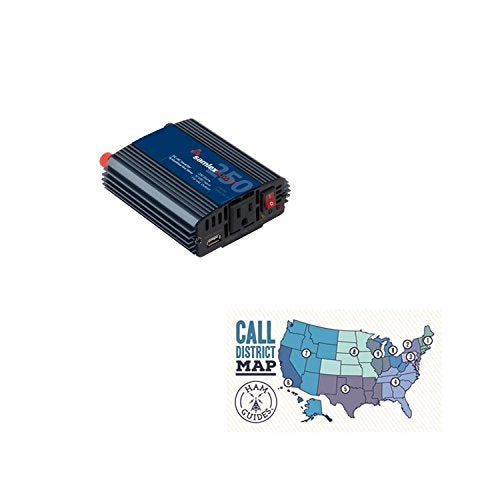 Samlex Samlex 250W Modified Sin Wave Inverter and Ham Guides TM Pocket Reference Card Bundle